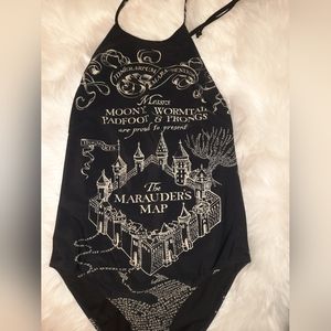 Harry Potty The Marauder Map Swimsuit